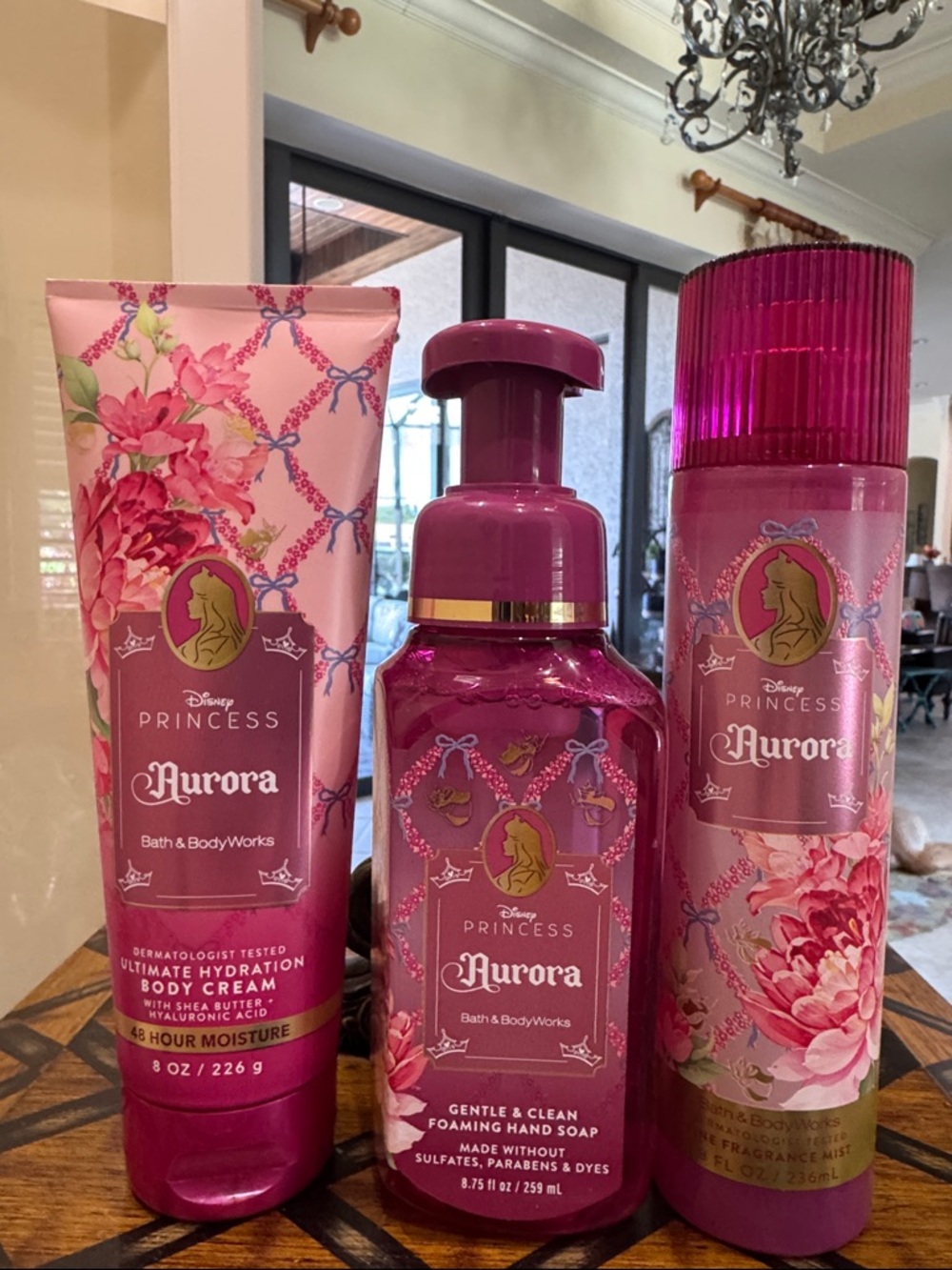 Disney Aurora Princess Body Cream, Mist & Hand Soap
